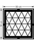 Geometrik Üçgen Parçalı Geometrik Form Duvar Ev Aksesuarı Ahşap Tablo 50 x 50 cm 3