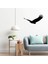 Kartal ve Şerit Yapıştırması Duvar Oda Ev Aksesuarı Ahşap Tablo 50 x 24 cm 1