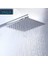 Banyo Sart Kare Tepe Duş Seti Başlığı 25X25 Paslanmaz Metal 2