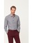 Gri Desenli Regular Fit Print Gömlek 4