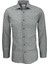 Desenli Gri Slim Fit Print Gömlek 3