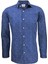 Desenli Mavi Regular Fit Print Gömlek 3