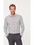 Beyaz Desenli Slim Fit Print Gömlek 3