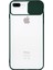 Apple iPhone 6 Plus Kapak Lensi Açılır Kapanır Kamera Korumalı Silikon Kılıf - Yeşil 2