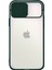 Apple iPhone 12 Pro Kapak Lensi Açılır Kapanır Kamera Korumalı Silikon Kılıf - Yeşil 1
