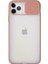 Apple iPhone 11 Pro Max Kapak Lensi Açılır Kapanır Kamera Korumalı Silikon Kılıf - Pudra 2