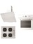 Beyaz Ankastre Set Set 046-B (MOG.6310.111.02 + MOFA.501.111.02 + MCWW130.111.600) 1