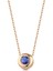 0.21 Karat Natural Safir Tektaş Kolye 1