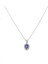 0.10 Karat Pırlantalı Safir Kolye 1