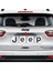 Jeep Compass Mp 2017 - 2020 Ön ve Arka Jeep Amblem Sticker Set Karbon Fiber 4