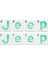 Jeep Grand Cherokee Ön ve Arka Jeep Amblem Sticker Set 1