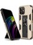 Apple iPhone 12 Pro Max Kapak Standlı Mıknatıslı Tank Kılıf - Gold 1