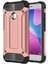 Huawei P9 Lite Mini Kapak Çift Katmanlı Zırh Tank Kılıf - Rose Gold 1