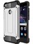 Huawei P9 Lite 2017 Kapak Çift Katmanlı Zırh Tank Kılıf - Gri 1