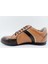 Kahverengi Rugan Deri Sneaker Ayakkabı 01991 2