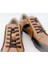 Kahverengi Rugan Deri Sneaker Ayakkabı 01991 4