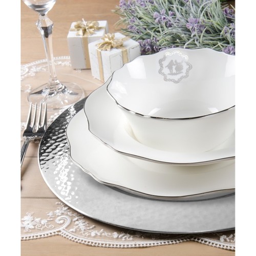 Madame Coco 24 Parça St Dancing Couple Platin Yemek Takımı Fiyatı