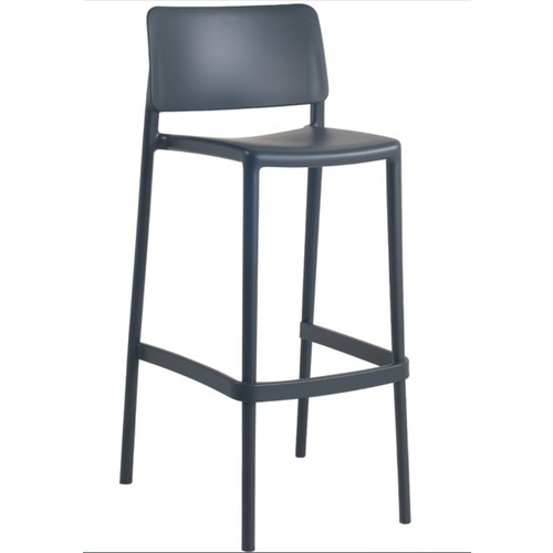 Papatya Joy Bar Sandalyesi 75 cm Antrasit Kolçaksız Fiyatı