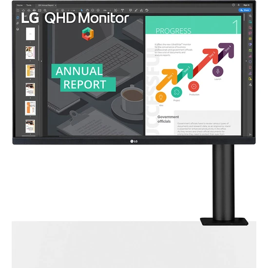 LG 27QN880-B 27'' 75Hz 5ms (HDMI+Display) QHD IPS Monitör