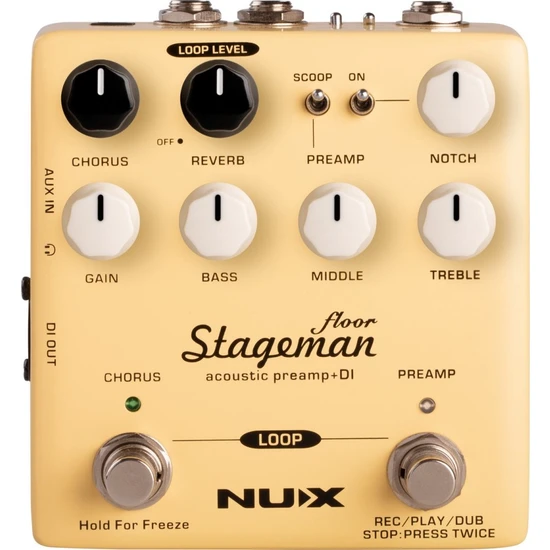 Nux Nap-5 Stageman Akustik Enstruman Pre  Dı Box