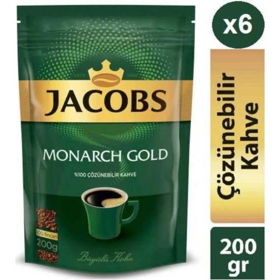 Jacobs Monarch 200 gr 6'lı Paket