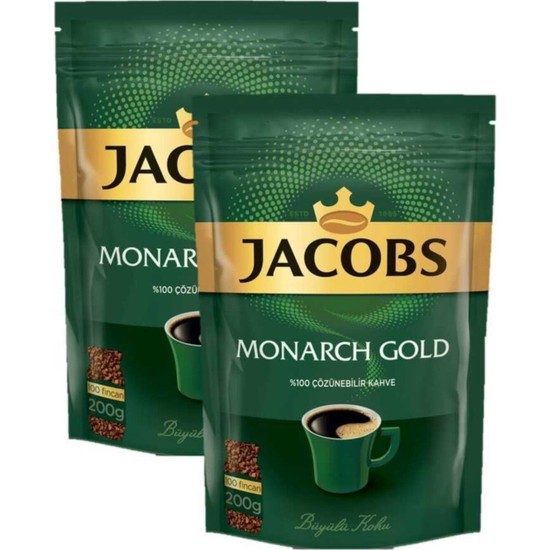 Jacobs Monarch Gold Kahve 200 gr x 2'li