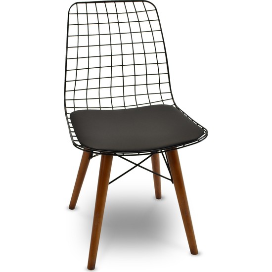 Mars Mobilya Mykonos Ahşap Ayaklı Tel Sandalye Fiyatı