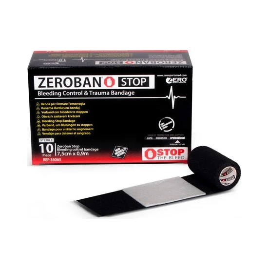 Zerosportsmed Zeroban Stop/ Kanama Dur. Bandaj. 7,5cm x 0,9m