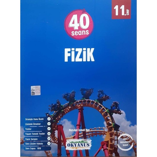 Okyanus Yayınları 11. Sınıf 40 Seans Fizik Kitabı Ve Fiyatı