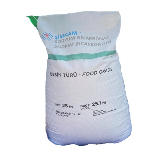 Şişecam Saf Karbonat İçilebilir Sodyum Bikarbonat Besin Türü Toz Soda 25 kg
