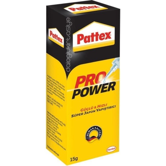 Pattex Pro Power Japon Yapıştırıcı Süper Hızlı 15 gr
