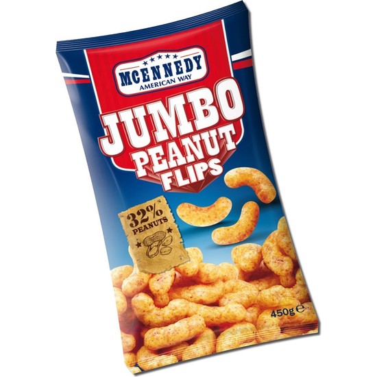 Mcennedy American Way Jumbo Flips Peanut 450GR Fiyatı