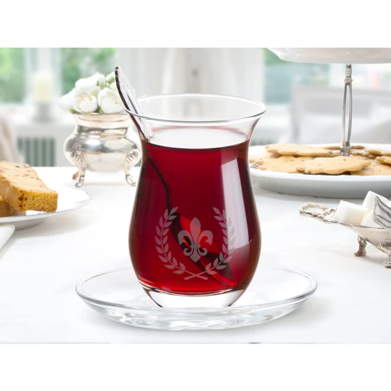 Madame Coco Fleur De Lys 6'Lı Çay Bardağı