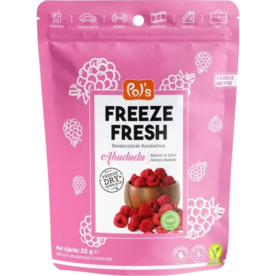 Pols Freeze Fresh Ahududu 20 gr