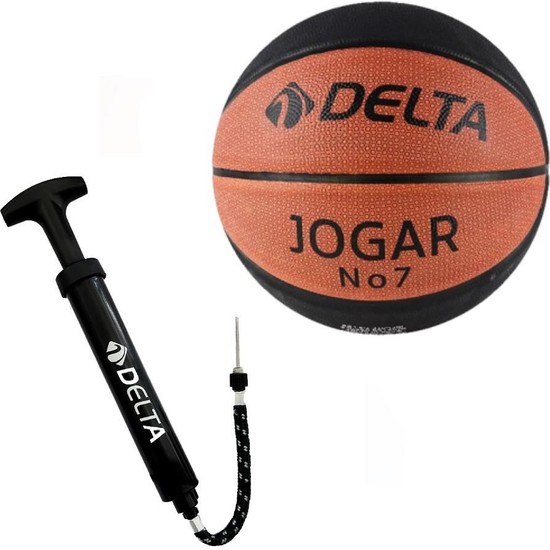 Delta Jogar 7 Numara Dura-Strong Basketbol Topu + Top Pompası