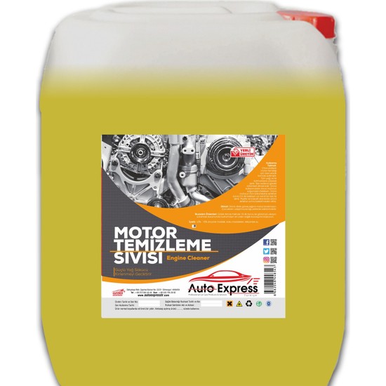 Auto Express Türkiye Motor Temizleyici 20 KG Fiyatı