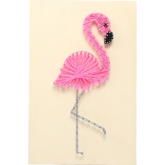 Veve Idea String Art (İp Sanatı) Kendin Yap Flamingo Diy Kit