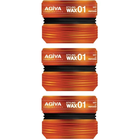 Agiva Wax Saç Şekillendirici 01 175 ml X3