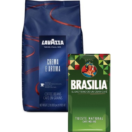 Lavazza Crema E Aroma Çekirdek Kahve 1 kg + Brasilia Filtre Fiyatı
