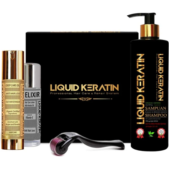 Liquid Keratin Titanyumlu Keratin Saç Bakım Seti