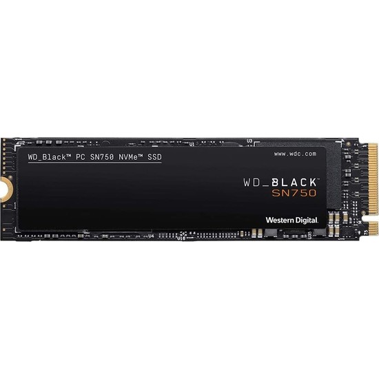 Wd Black SN750 Nvme 1tb WDBRPG0010BNC-WRSN 3470MB-3000MB/S M.2 2280 SSD
