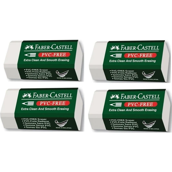 Faber-Castell Pvc Free No:30 Küçük Boy Beyaz Silgi