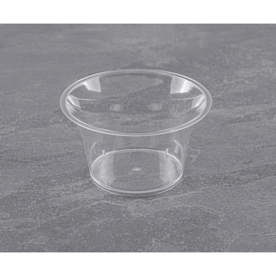 Kristal Plastik Tatlı Kabı Kasesi 180CC Cappelo 30 Adet