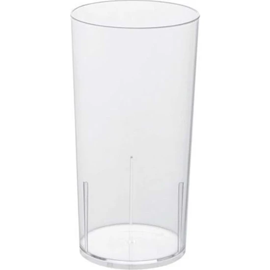 Kristal Akrilik Plastik Rakı Bardağı 10 Adet