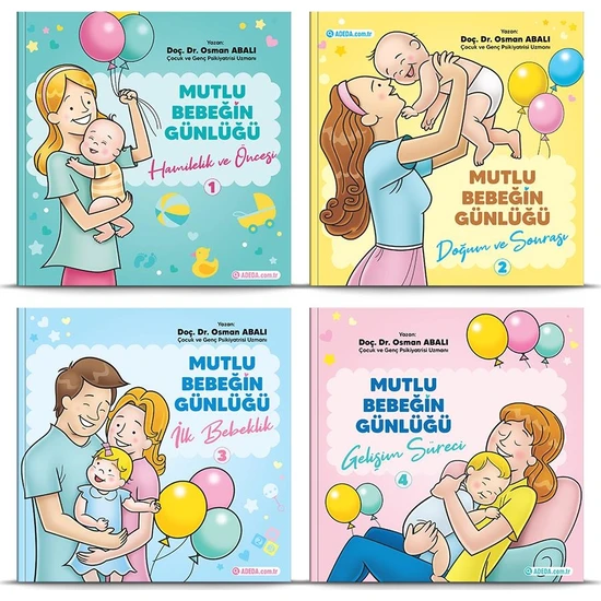 Mutlu Bebeğin Günlüğü 4 Kitaplı Set