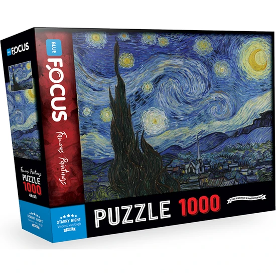 Blue Focus 1000 Parça Puzzle - Yıldızlı Gece