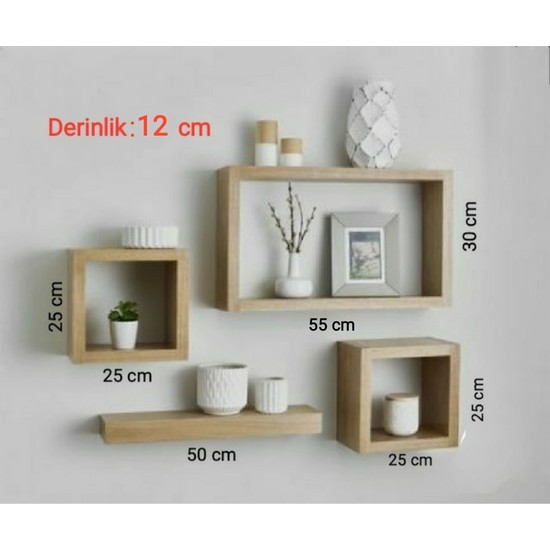 Meya Mobilya Burcu Raf Sistemi Ahşap Renk Mdflam Kutu Raf Meya Mobilya Burcu Raf Sistemi Ahşap Renk Mdflam Kutu Raf