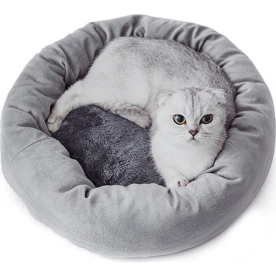 Buyfun Yuvarlak Isınma Dayanıklı Kedi Köpek Yatak Yastık Buyfun Yuvarlak Isınma Dayanıklı Kedi Köpek Yatak Yastık