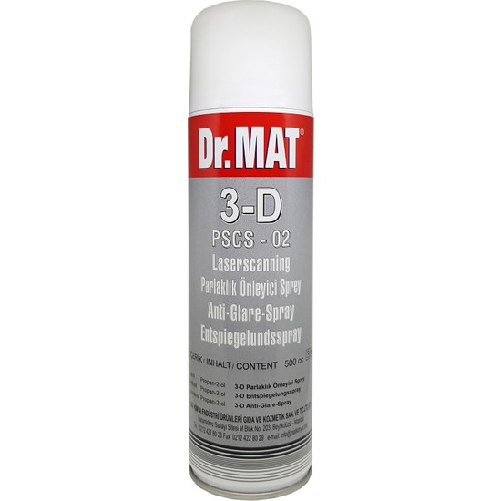 Dr.mat 3D Parlaklık Önleyici Sprey Anti Glare Spray Pscs-02 500 ml