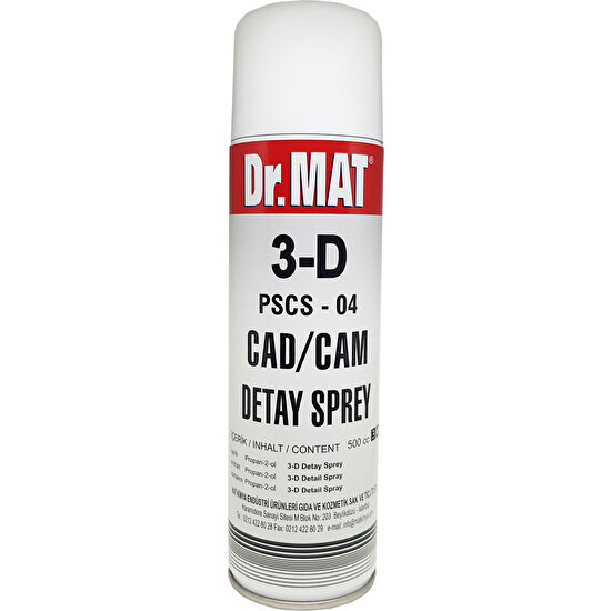 Dr.mat 3D Detay Sprey Pscs - 04 500 ml